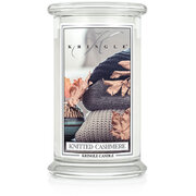 Kringle Candle Knitted Cashmere vonná svíčka velká 2-knotová (624 g)