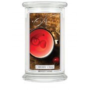 Kringle Candle Cherry Chai vonná svíčka velká 2-knotová (624 g)