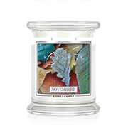 Kringle Candle Novembrrr vonná svíčka střední 2-knotová (411 g)
