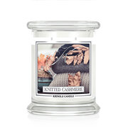 Kringle Candle Knitted Cashmere vonná svíčka střední 2-knotová (411 g)