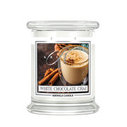 Kringle Candle White Chocolate Chai vonná svíčka střední 2-knotová (411 g)