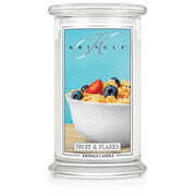 Kringle Candle Fruit & Flakes vonná svíčka velká 2-knotová (624 g)
