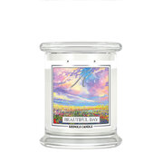 Kringle Candle Beautiful Day vonná svíčka střední 2-knotová (411 g)