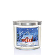 Kringle Candle TUMBLER Christmas Cabin 3-knotová vonná svíčka (411g)