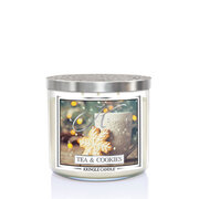 Kringle Candle TUMBLER Tea & Cookies 3-knotová vonná svíčka (411g)