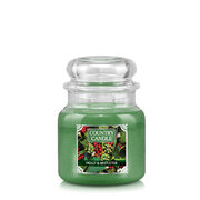 Country Candle Holly & Mistletoe vonná svíčka střední 2-knotová (453 g)