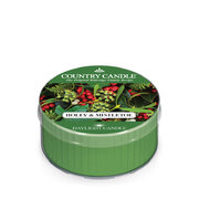 Country Candle Holly & Mistletoe vonná svíčka (42g)