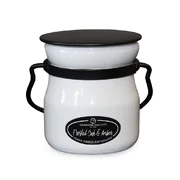 MILKHOUSE CANDLE Frosted Oak & Amber vonná svíčka CREAM JAR (142 g)