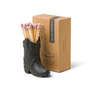 Paddywax NASVILLE COWBOY držák na zápalky + zápalky 25 ks - černý