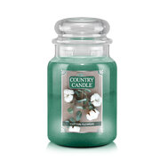 Country Candle Cotton Flowers vonná svíčka velká 2-knotová (737 g)