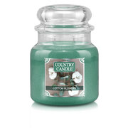 Country Candle Cotton Flowers vonná svíčka střední 2-knotová (510g)