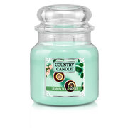 Country Candle Lemon Tea & Roses vonná svíčka střední 2-knotová (510g)
