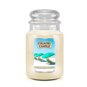 Country Candle Sand & Santal vonná svíčka velká 2-knotová (737 g)