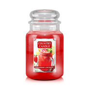 Country Candle Strawberry Lemonade vonná svíčka velká 2-knotová (737 g)