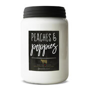 MILKHOUSE CANDLE Peaches & Poppies vonná svíčka Farmhouse Jar (737 g)