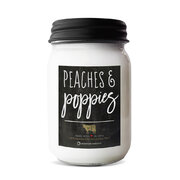 MILKHOUSE CANDLE Peaches & Poppies vonná svíčka Farmhouse Jaro (368 g)