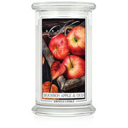 Kringle Candle Bourbon Apple & Oud vonná svíčka velká 2-knotová (624 g)
