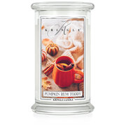 Kringle Candle Pumpkin Rum Toddy vonná svíčka velká 2-knotová (624 g)