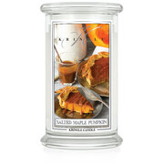Kringle Candle Salted Maple Pumpkin vonná svíčka velká 2-knotová (624 g)