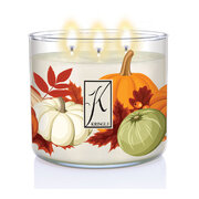 Kringle Candle TUMBLER Salted Maple Pumpkin 3-knotová vonná svíčka (411g)