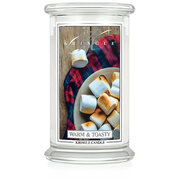 Kringle Candle Warm & Toasty vonná svíčka velká 2-knotová (624 g)