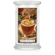 Kringle Candle Butter Rum Cafe vonná svíčka velká 2-knotová (624 g)