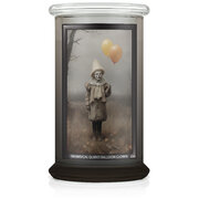 Kringle Candle Halloween Print Based Whimsical Quirky Balloon Clown vonná svíčka velká 2-knotová (624 g)