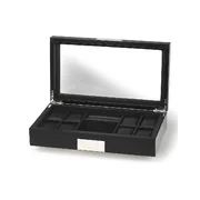 Rothenschild RS-2353-8BL Uhren-, und Accessoires-Box aus Holz [8] schwarz