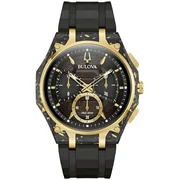 Bulova 98A328 Curv Carbon Gold - Pánské hodinky