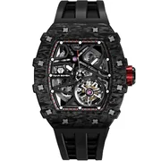 Tsar Bomba TB8209CF-01 Mens Watch Elementar Carbon Fiber Automatic 44mm 5ATM 