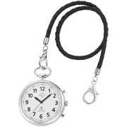 Master Time MTGA-10938-12M Radio-Controlled Quartz Talking Pocket Watch 40mm 