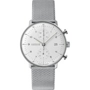 Junghans 27400346 Mens Watch Max Bill Chronoscope 40mm 5ATM 