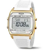 Boccia 3738-04 Mens Watch Titanium Digital Chronograph 37mm 5ATM 