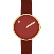 Picto 34097-4314G Damenuhr Cinnamon Red 34mm 5ATM