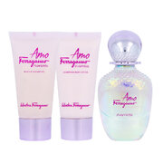 Ferragamo Amo Ferragamo Flowerful Dárková sada Toaletní voda 50ml + Sprchový gel 50ml + Tělové mléko 50ml