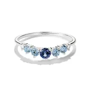 Thomas Sabo TR2551-166-1-56 Ring with Blue Stones for Women