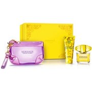 Versace Yellow Diamond Dárková sada, Toaletní voda 90ml + Tělové mléko 100ml + kosmetická taška