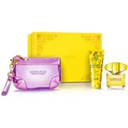 Versace Yellow Diamond Dárková sada, Toaletní voda 90ml + Tělové mléko 100ml + kosmetická taška