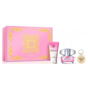 Versace Bright Crystal Dárková sada, toaletní voda 90ml + tělové mléko 100ml + klíčenka 