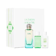 Hermes Un Jardin Sur Le Nil Dárková sada, toaletní voda 100ml + tělové mléko 40ml + sprchový gel 40ml