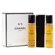 Chanel No.5 Parfémovaná voda, 3x20ml (1x plnitelná + 2x náplň)