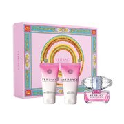 Versace Bright Crystal Dárková sada, toaletní voda 50ml + tělové mléko 50ml + sprchový gel 50ml 