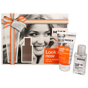 Mexx Look Up Now For Her Dárková sada, toaletní voda 15ml + tělové mléko 50ml