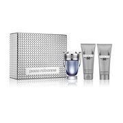 Paco Rabanne Invictus Dárková sada, toaletní voda 100ml + balzám po holení 100ml + sprchový gel 100ml