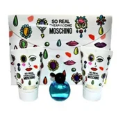 Moschino So Real Cheap & Chic Dárková sada, toaletní voda 4.9ml + sprchový gel 25ml + tělové mléko 25ml