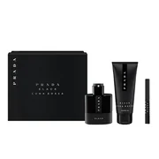 Prada Luna Rossa Black Dárková sada, parfémovaná voda 100ml + parfémovaná voda 10ml + sprchový gel 100ml