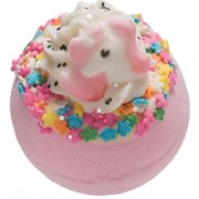 Šumivá koupelová bomba Věřím v jednorožce (Bath Blaster ø 7,5 cm) 160 g