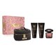 Versace Crystal Noir Dárková sada, parfémovaná voda 90ml + tělové mléko 100ml + sprchový gel 100 ml + bag