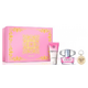Versace Bright Crystal Dárková sada, toaletní voda 90ml + tělové mléko 100ml + klíčenka 