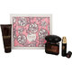 Versace Crystal Noir Dárková sada, toaletní voda 90ml + tělové mléko 100ml + toaletní voda 10ml 